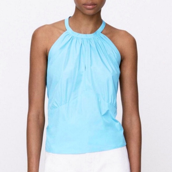 Zara Woman’s Bow Halter Top - Picture 1 of 5